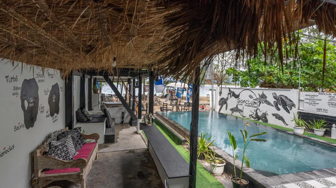 Sanctum Dive Villa With Private Pool Gili Trawangan Exterior photo